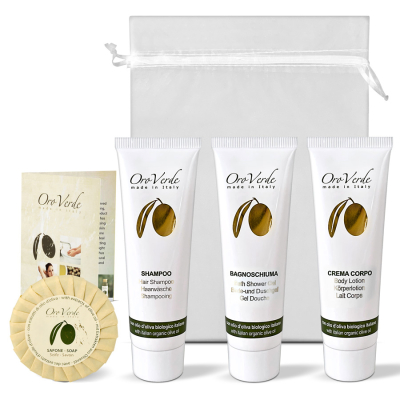 set cosmetico regalo amenities hotel